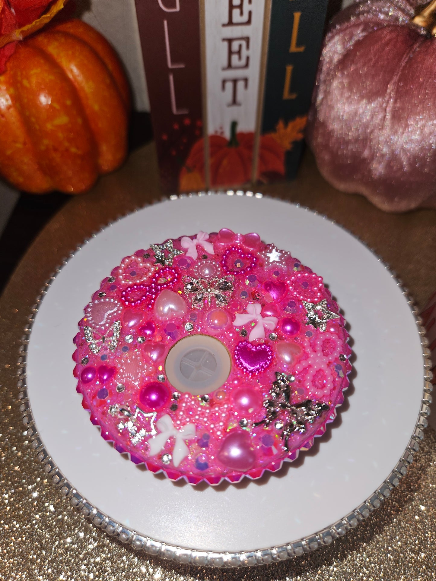 Decorated lid- custom
