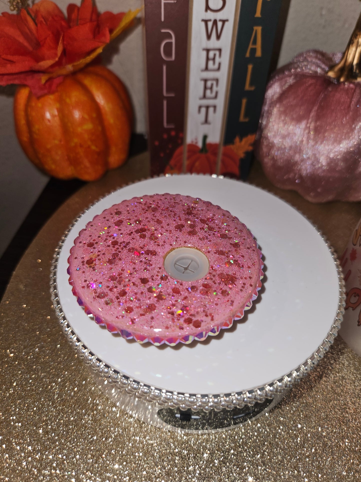 Decorated lid- custom