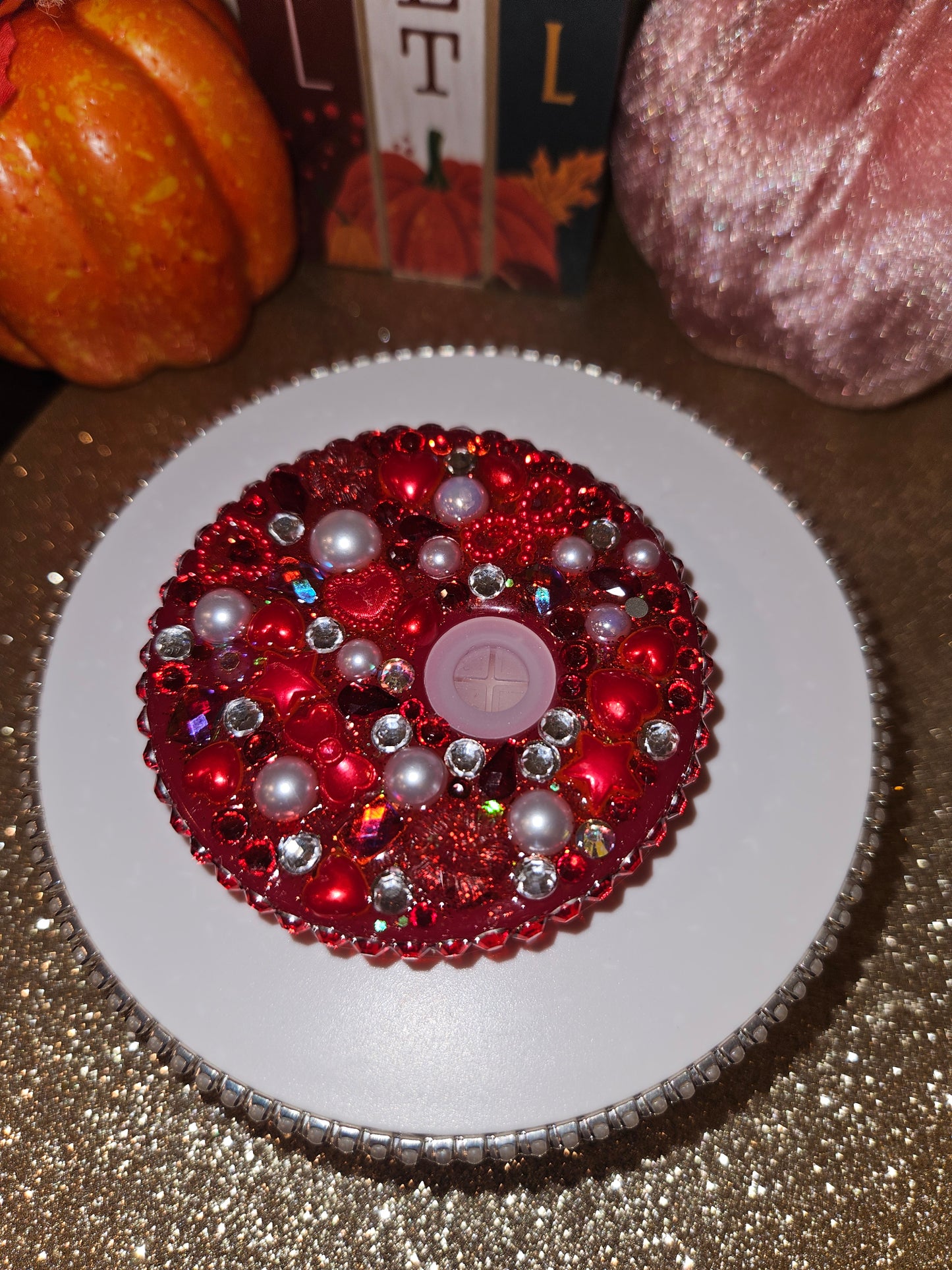 Decorated lid- custom