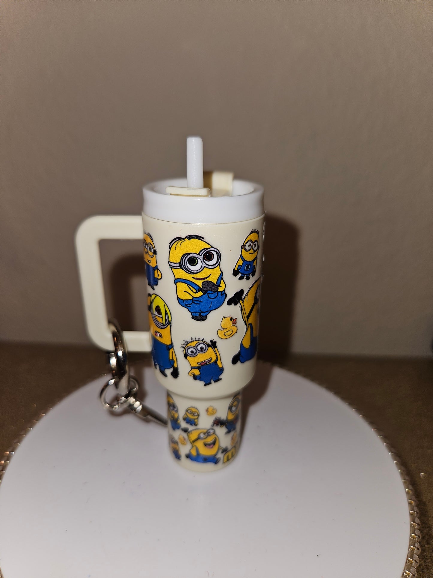 Tumbler Keychain with Decal