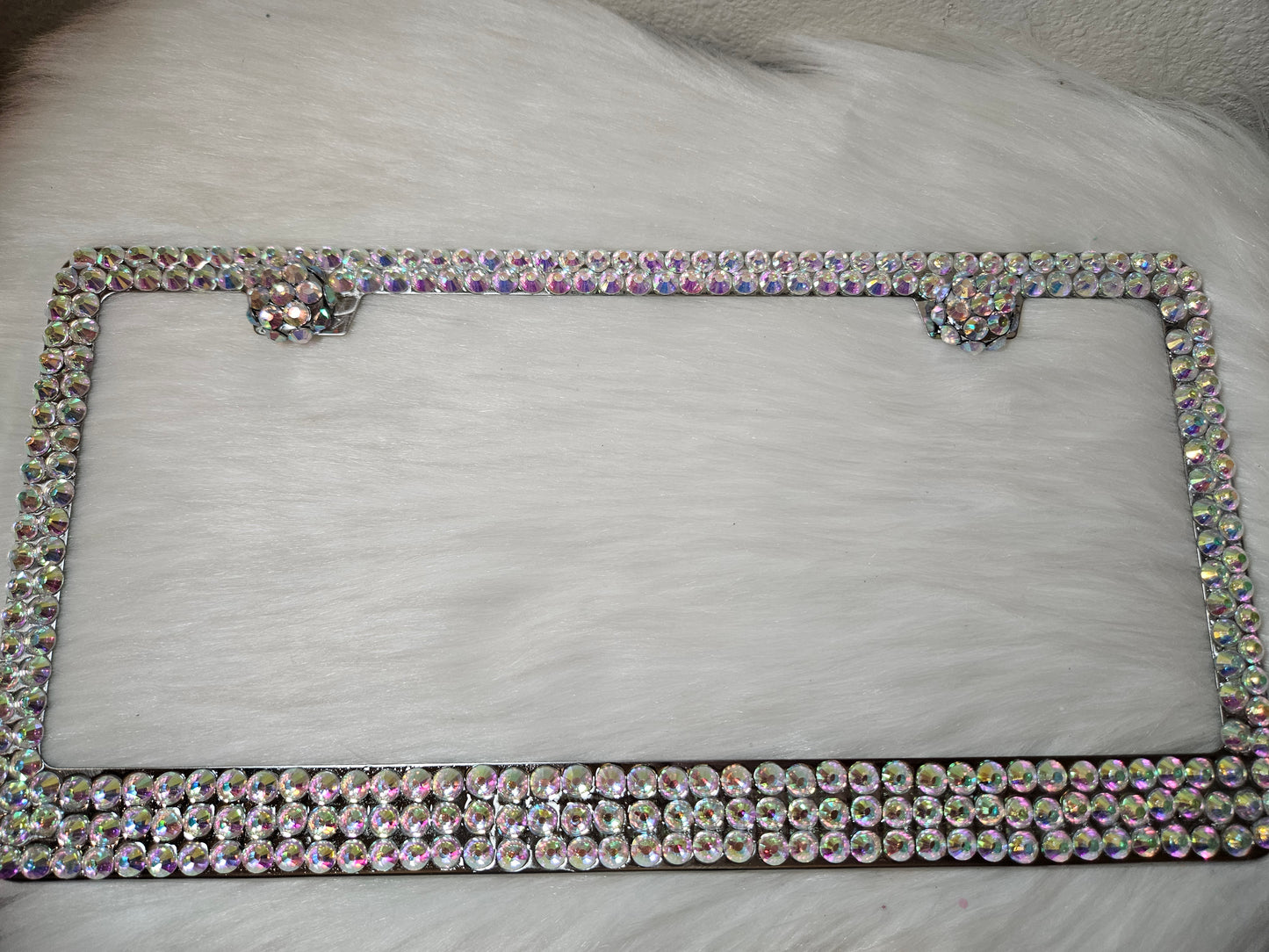 Custom license plate frames