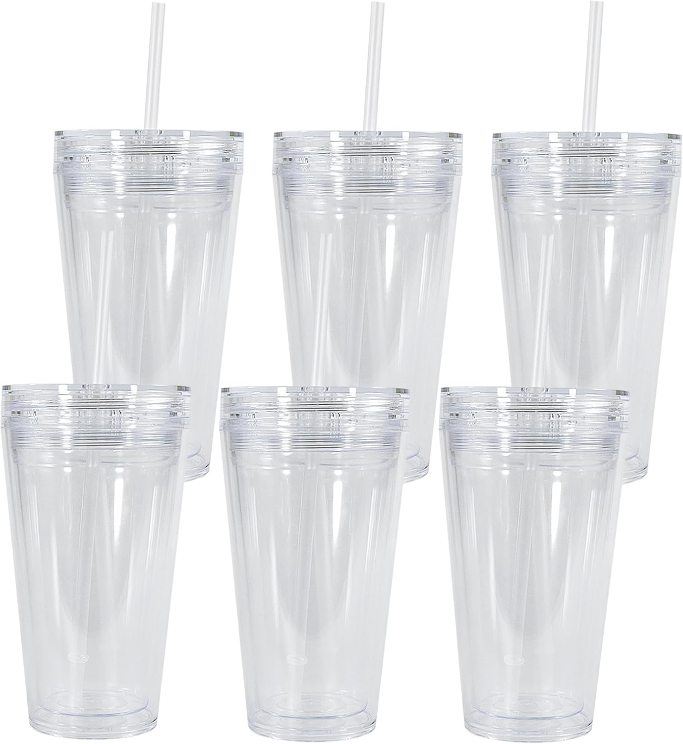 Acrylic or Stainless Steel Snow Globe Cups *Multiple Sizes*