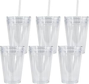 Acrylic or Stainless Steel Snow Globe Cups *Multiple Sizes*