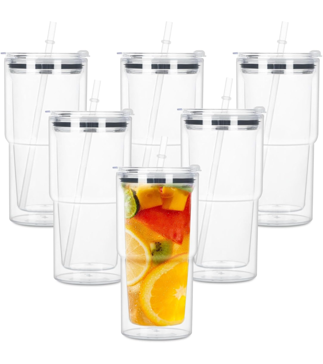 Acrylic or Stainless Steel Snow Globe Cups *Multiple Sizes*