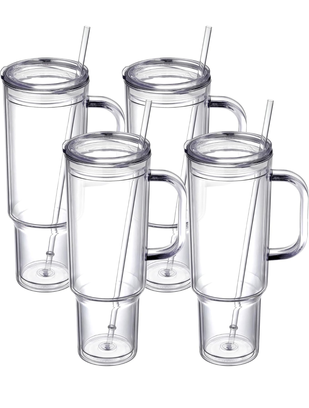 Acrylic or Stainless Steel Snow Globe Cups *Multiple Sizes*