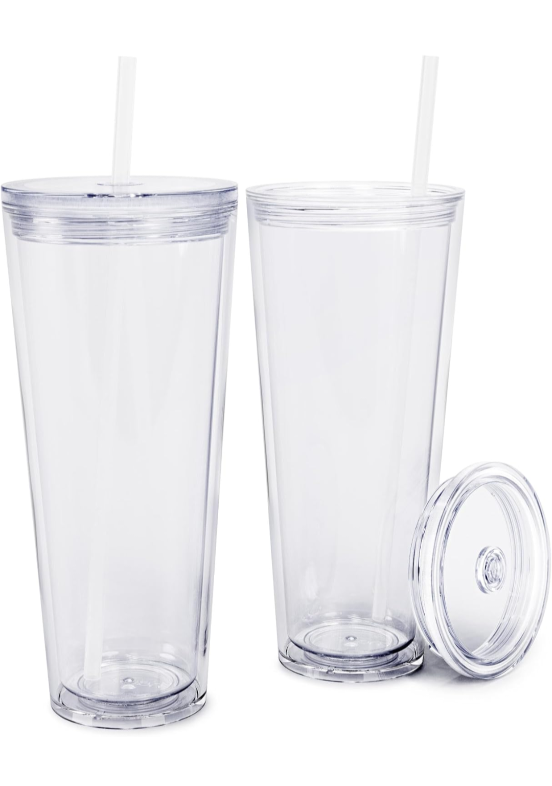 Acrylic or Stainless Steel Snow Globe Cups *Multiple Sizes*