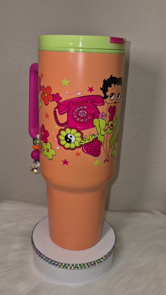 Ready to ship- Tri color 40oz tumbler