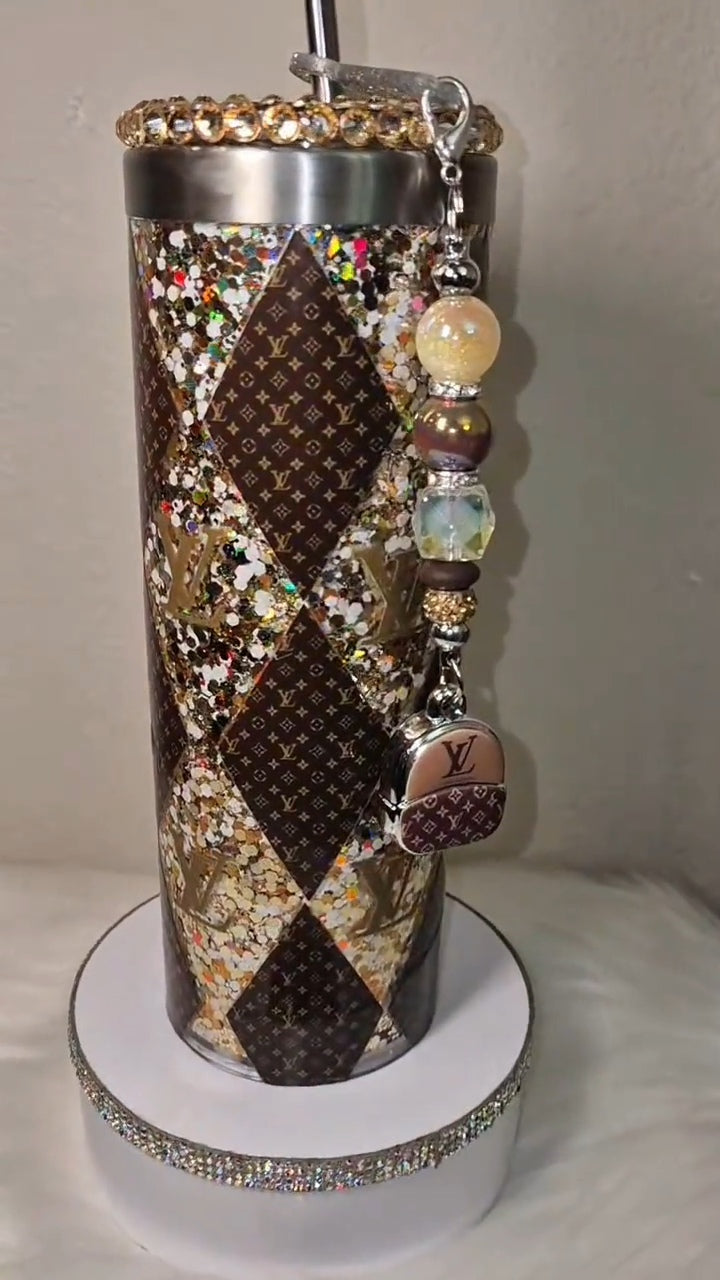 Designer 20oz Stainless steel snowglobe