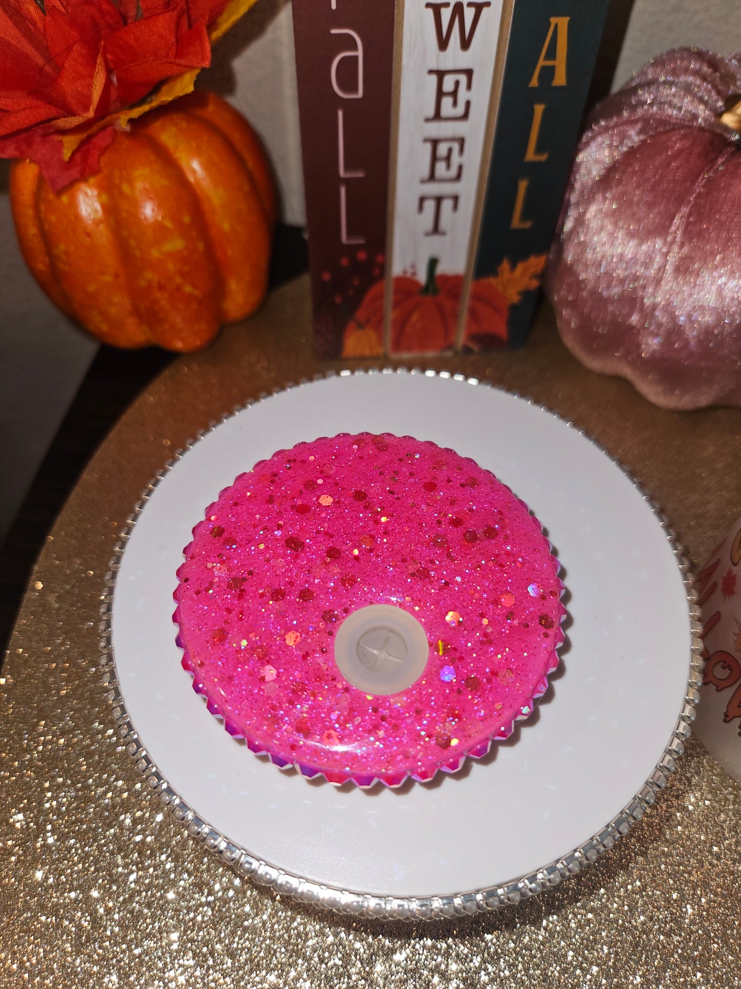 Decorated lid- custom