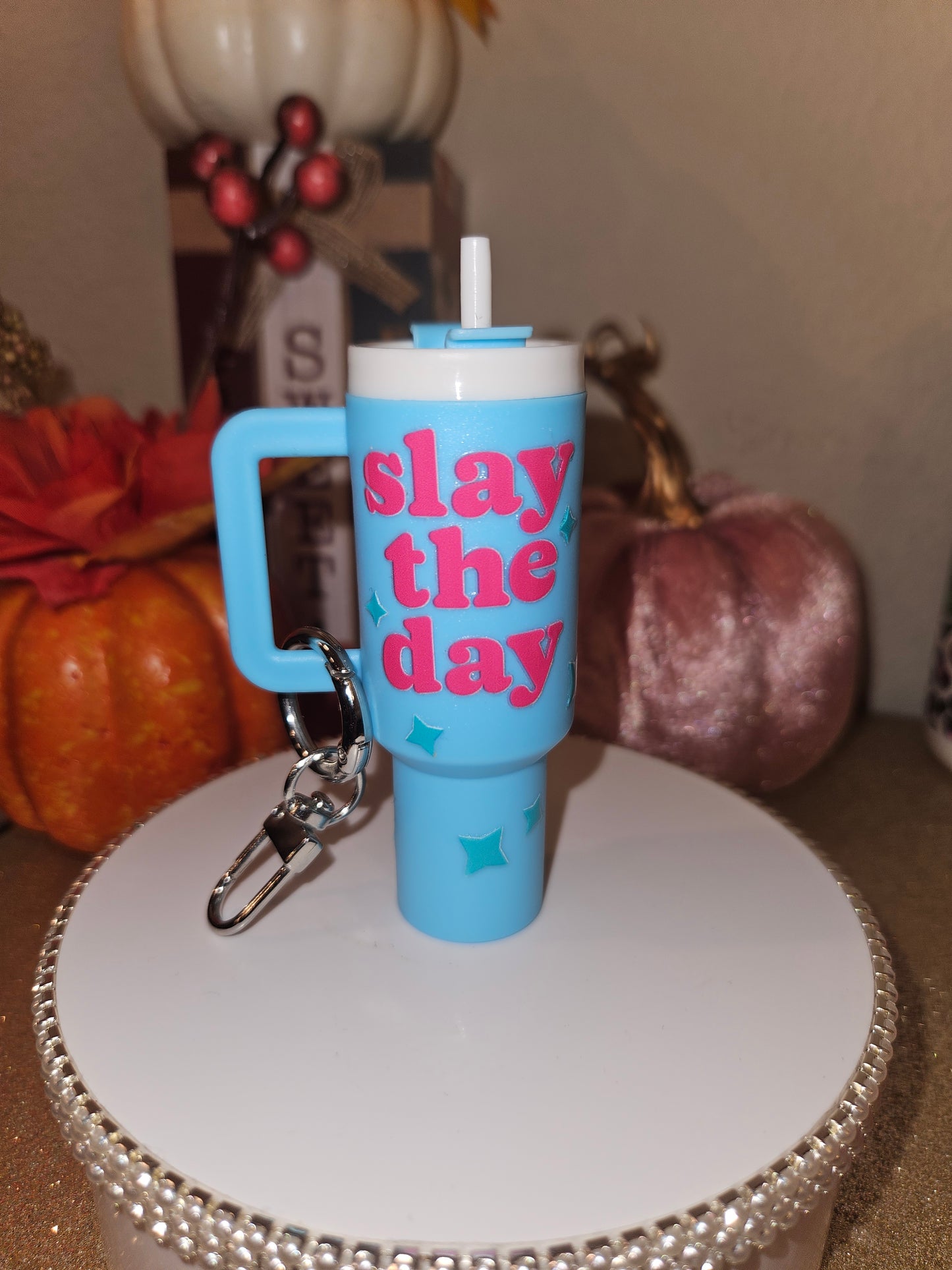 Tumbler Keychain with Decal