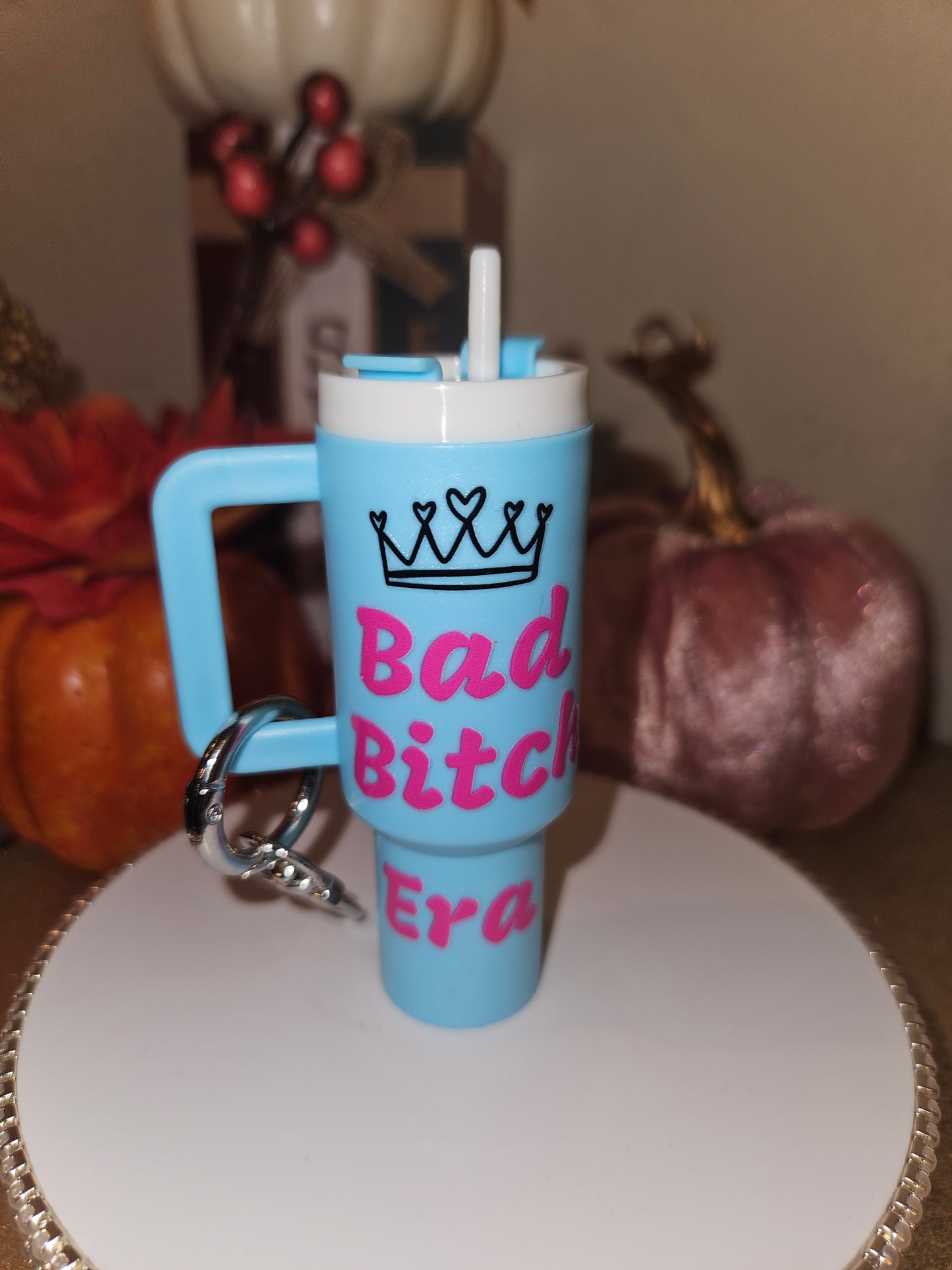 Tumbler Keychain with Decal