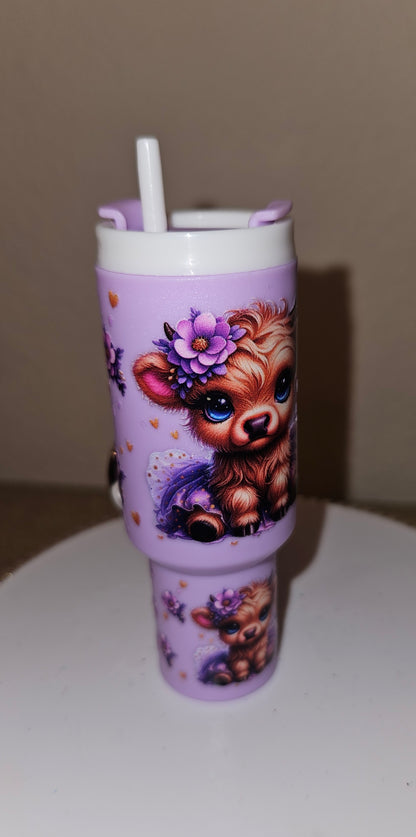 Tumbler Keychain with Decal