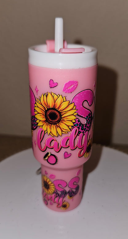 Tumbler Keychain with Decal