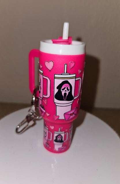 Tumbler Keychain with Decal
