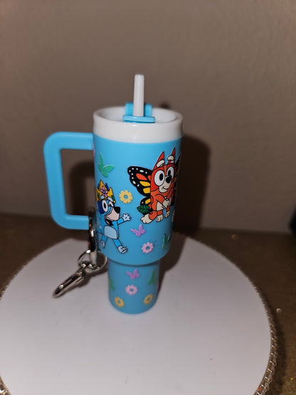 Tumbler Keychain with Decal
