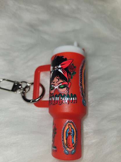 Tumbler Keychain with Decal