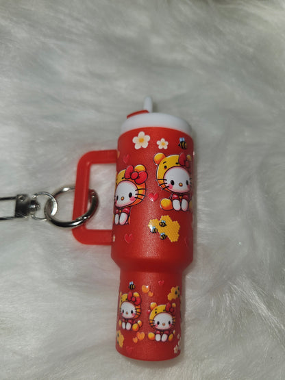 Tumbler Keychain with Decal