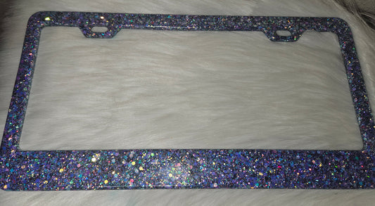 Custom license plate frames