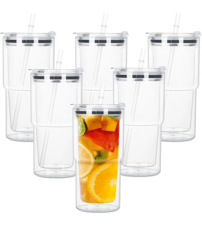 Acrylic or Stainless Steel Snow Globe Cups *Multiple Sizes*
