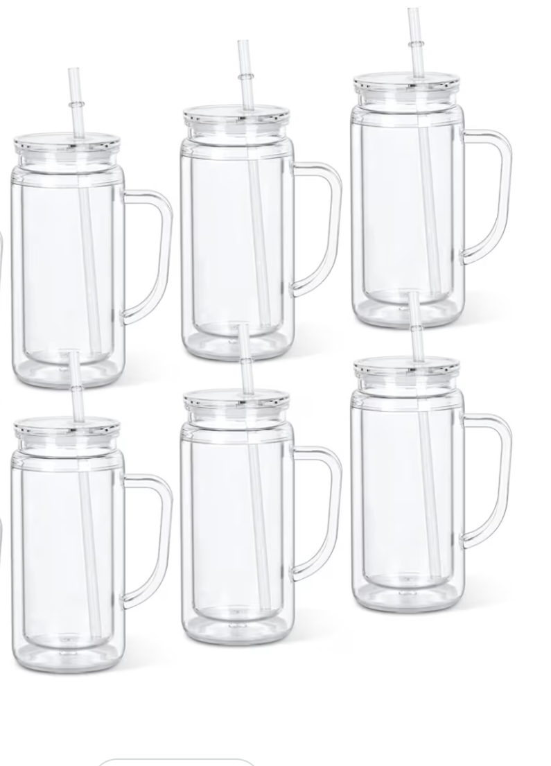 Acrylic or Stainless Steel Snow Globe Cups *Multiple Sizes*