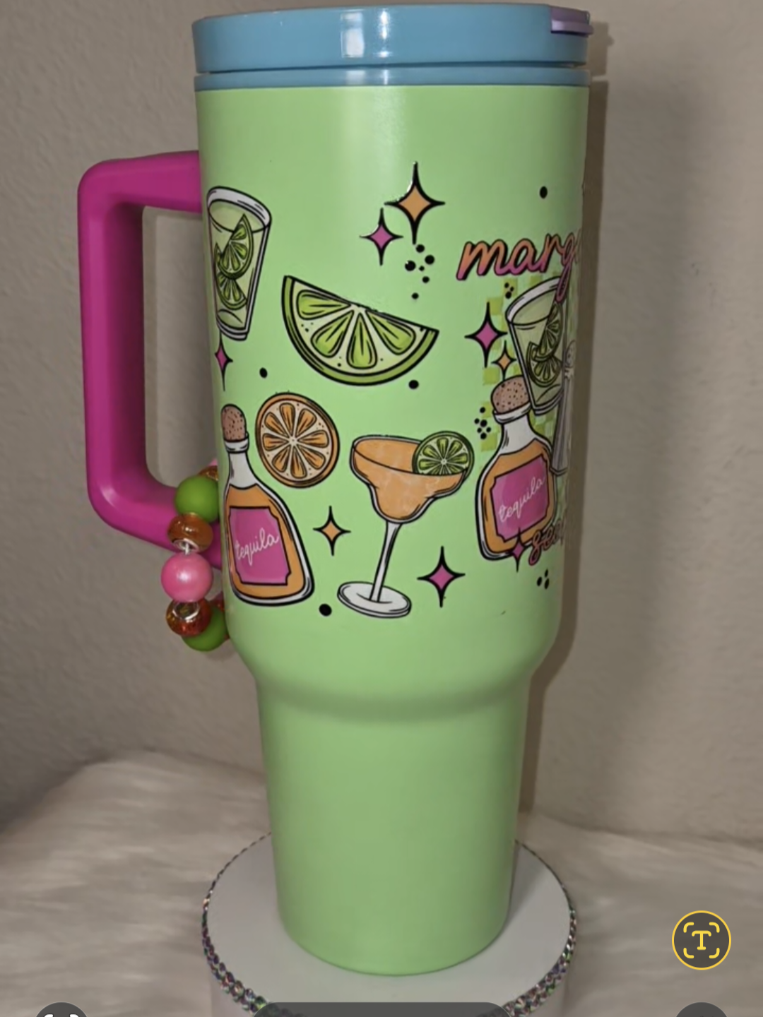 Ready to ship- Tri color 40oz tumbler