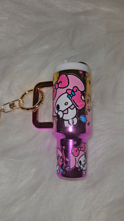 Tumbler Keychain with Decal