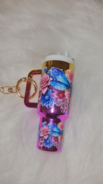 Tumbler Keychain with Decal